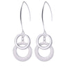 Hollow Circle Drop Earrings
